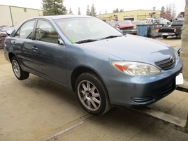 2003 TOYOTA CAMRY LE LIGHT BLUE 2.4L AT Z15119